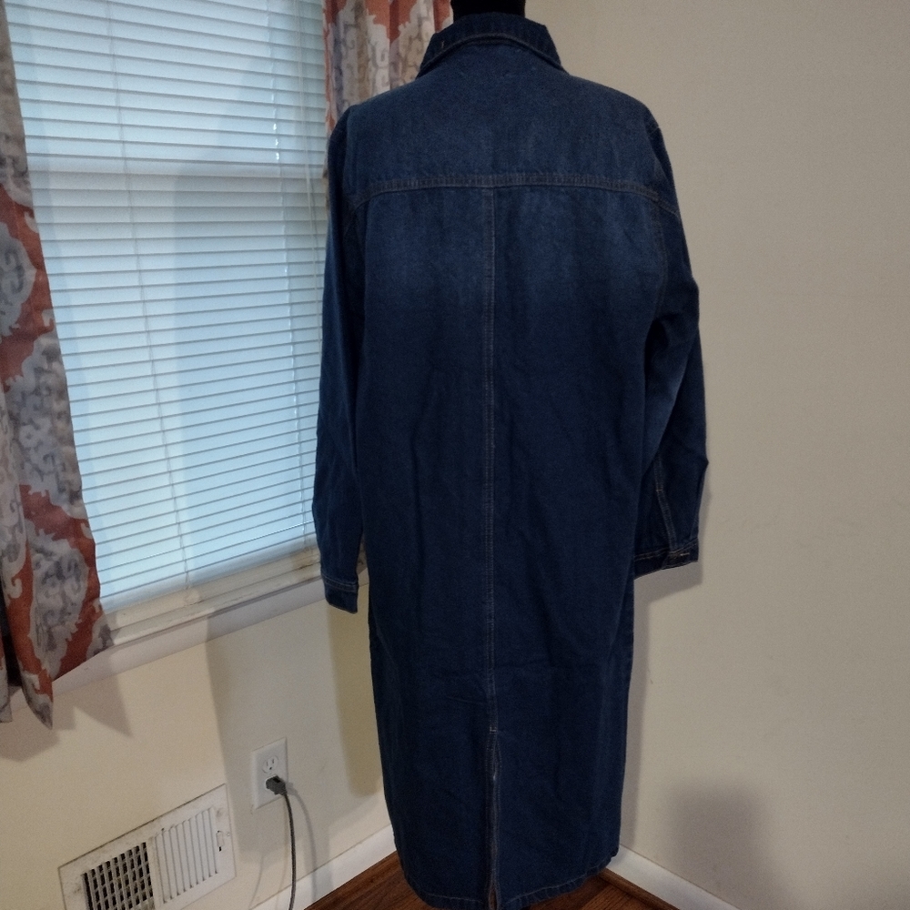 Long Oversized Jean Jacket - Picture 7 of 10